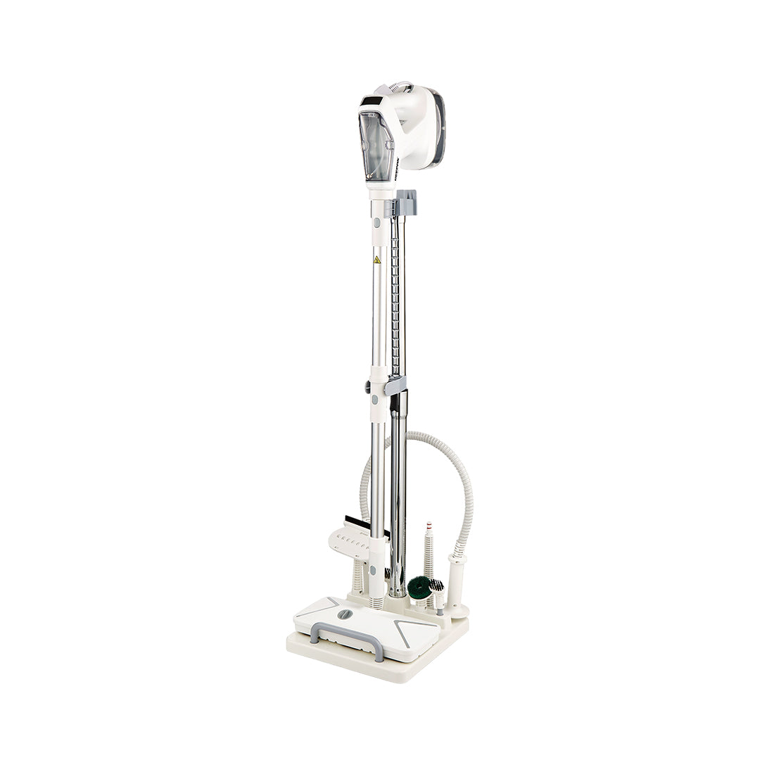 Geepas GSC19044UK Multifunction Handheld and Floor Steam Cleaner with 295ml Water Tank | Digital Touch Control Panel | High Power Steam Output and Docking Station