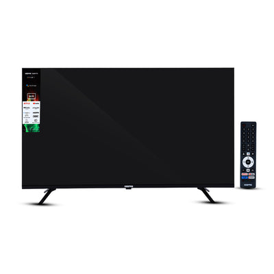 Geepas 43 Inch FHD QLED Google TV GLED4325GTQLD | Dolby Audio | Google TV OS | Built-in Wi-Fi & Bluetooth | HDMI & USB Connectivity | Voice Control | 1 Year warranty