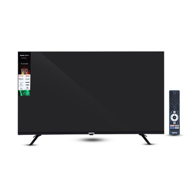 Geepas GLED5505GTQLD 55 Inch 4K Ultra HD QLED Smart Google TV |   Dolby Audio |  Built-in Chromecast |  3840x2160 Resolution |  HDMI & USB Ports |  Voice Remote