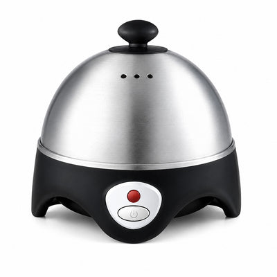 Geepas GEB63032UK Electric Egg Boiler | 7 Egg Capacity | 360W Egg Cooker | End-of-cycle alert signals  | Automatic overheat protection | Durable stainless-steel lid