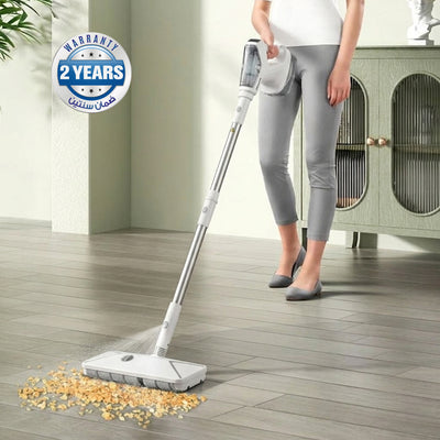 Geepas GSC19044UK Multifunction Handheld and Floor Steam Cleaner with 295ml Water Tank | Digital Touch Control Panel | High Power Steam Output and Docking Station