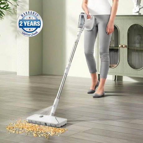 Geepas GSC19044UK Multifunction Handheld and Floor Steam Cleaner with 295ml Water Tank | Digital Touch Control Panel | High Power Steam Output and Docking Station