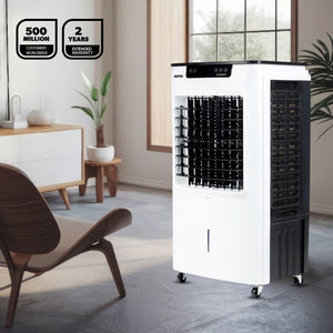 Geepas GAC9495 Digital Air Cooler | 45L Large Water Tank |  3 Adjustable Wind Speeds|  Powerful 4500m³/h Airflow |  Energy Efficient Cooling System |  2 Years Warranty