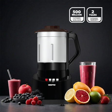 Geepas GSB44043 1800W Professional Blender | 4.5L Capacity | Stainless Steel Jar | 2 Speed Control with Pulse Function | Safety Lock  | Perfect for Home & Commercial Use
