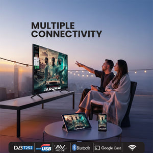 Geepas GLED7535GTQLD 75” 4K Ultra HD QLED Smart TV |  Google TV |  Dolby Audio & HDR |  Built-in Chromecast |  Voice Remote |  3 HDMI, 2 USB,  WiFi  &  Bluetooth