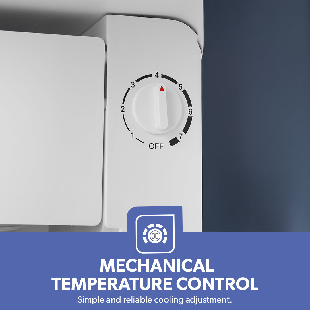 Geepas GRF1212BXE 120L Single Door Mini Defrost Refrigerator| 92L Net Capacity |Quick Cooling Technology | Low Noise Operation | Low Voltage Protection |1-Year r Warranty