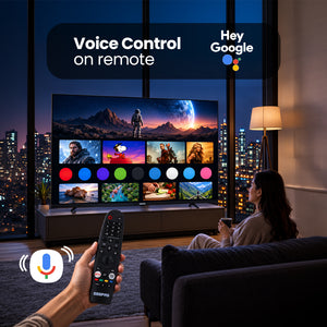 Geepas GLED7079SWUHD 70 Inch 4K Ultra HD Smart LED TV | webOS Hub| Dolby Audio| Netflix| YouTube| Prime Video| Apple AirPlay & Home | Wi-Fi, Bluetooth, 3 HDMI & 2 USB