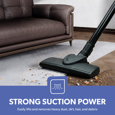 Geepas GVC2594 Vacuum Cleaner |Powerful 2200W Motor |1.5L Dust Bag Capacity | Low Noise Design| Dust Full Indicator |Compact Home Cleaning Vacuum Cleaner| 2 Year Warranty