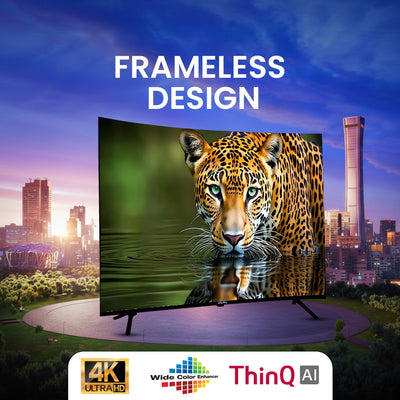 Geepas GLED6565GTQLD 65” 4K Ultra HD QLED Smart TV with Google TV | Dolby Audio & HDR | Built-in Chromecast | 3 HDMI, 2 USB, DVB-T2/S2, Voice Remote & Wall Mount
