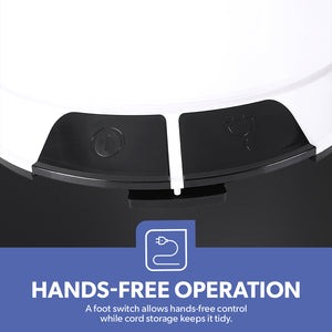 Geepas GGS25030 Multifunction Garment Steamer | 1.6L Water Tank| LCD Display| 5 Steam Levels| Stainless Steel Nozzle| Double Heating| 2180W Power| 2-in-1 Steamer & Iron