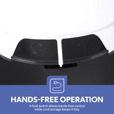 Geepas GGS25030 Multifunction Garment Steamer | 1.6L Water Tank| LCD Display| 5 Steam Levels| Stainless Steel Nozzle| Double Heating| 2180W Power| 2-in-1 Steamer & Iron