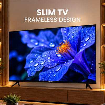 Geepas GLED7079SWUHD 70 Inch 4K Ultra HD Smart LED TV | webOS Hub| Dolby Audio| Netflix| YouTube| Prime Video| Apple AirPlay & Home | Wi-Fi, Bluetooth, 3 HDMI & 2 USB