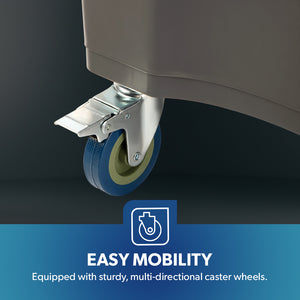 Geepas GAC16019 Air Cooler | 100L Large Water Tank| Powerful 800m³/h Airflow| 3 Adjustable Wind Speeds| 450W  Motor| Energy Efficient Cooling System| 2 Years Warranty