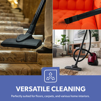 Geepas GVC2594 Vacuum Cleaner |Powerful 2200W Motor |1.5L Dust Bag Capacity | Low Noise Design| Dust Full Indicator |Compact Home Cleaning Vacuum Cleaner| 2 Year Warranty