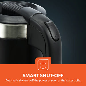 2-in-1 Double Layer Traveller's Kettle, 0.5L Kettle, GK38055 | 12V Portable Electric Car Kettle | Stainless Steel Coffee Mug with Cigarette Lighter Charger