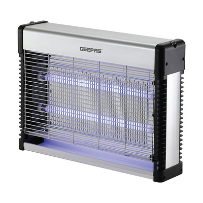 Geepas GBK25609 Electric Insect Killer 12W | Dual 6W UV Tubes | Chemical-Free Fly & Mosquito Killer | no toxic fumes or vapors | Advanced insect control technology
