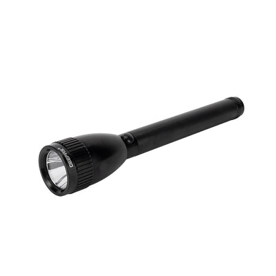 Geepas GFL3894 Rechargeable Waterproof LED Flashlight | 7W LED | 5000mAh Li-Ion Battery | Aircraft-grade aluminium body | Up to 4 hours s working | One-touch push button