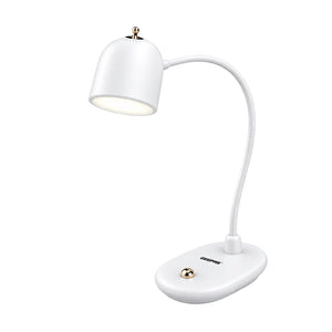 Geepas GE53026 Rechargeable Desk Lamp | 1200mAh LED Lamp |20 Natural Light SMD LEDs | Up to 3 Hours Working Time  | Flicker-Free Lighting |Touch Control |2-Year Warranty