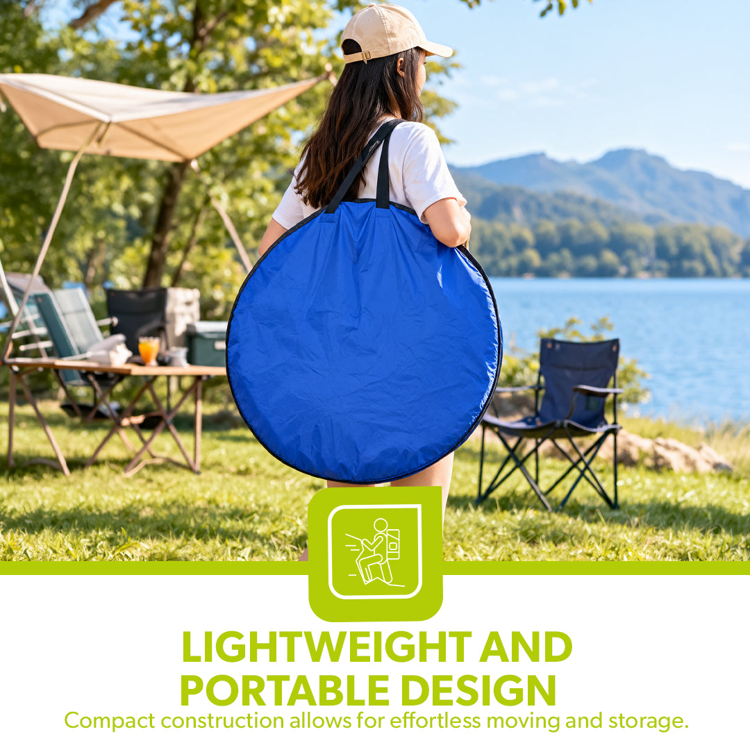 Royalford RF12937 Cloth Changing Tent | Strong Iron Frame | Premium Polyester Fabric | Portable Privacy Tent | Perfect for Beach, Camping, Travel and Outdoor Use