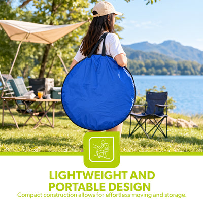 Royalford RF12937 Cloth Changing Tent | Strong Iron Frame | Premium Polyester Fabric | Portable Privacy Tent | Perfect for Beach, Camping, Travel and Outdoor Use