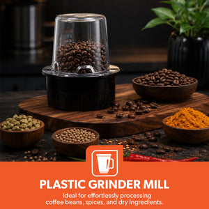 Geepas 3-in-1 Super Blender | 2 Speed and Pulse Function | GSB44033 | 1.5L & 500ml BPA Jar | Blender for Smoothie, Milkshake |Coffee/Spice Grinder Mill & Food Jug Blender