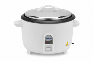 Geepas GRC4325 Multifunction Rice Cooker | 1L Capacity | 3-in-1 Cook | Steam & Keep Warm | Removable Non-Stick Inner Pot | Glass Lid | 400W | Cool-touch handles
