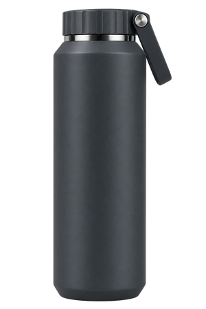 Royalford RF12828 500ml Stainless Steel Vacuum Bottle | SS304 Inner | Double Wall Insulated Hot & Cold Travel Flask | Leak Resistant  Water Bottle with Carry Handle
