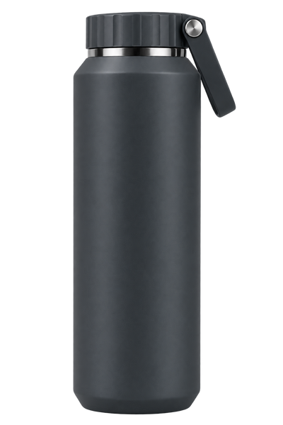 Royalford RF12828 500ml Stainless Steel Vacuum Bottle | SS304 Inner | Double Wall Insulated Hot & Cold Travel Flask | Leak Resistant  Water Bottle with Carry Handle