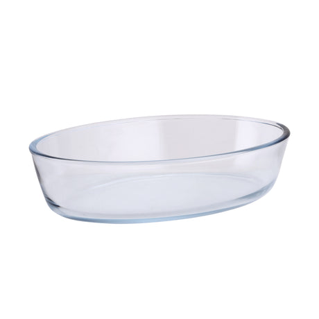 RoyalFord RF8804 Borosilicate Glass Baking Tray Set |  1.6L | Oven Safe Dish | Microwave & Freezer Safe Durable Heat Resistant Glass Bakeware | Easy To Clean Kitchen Set