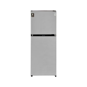 Geepas GRF2708WPN Total No Frost Double Door Refrigerator| 270L Gross Capacity |   Double Door Design | Quick Cooling System | Electronic Controls |Low Noise Operation