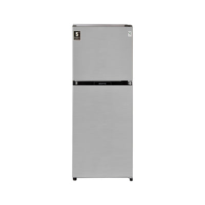 Geepas GRF2708WPN Total No Frost Double Door Refrigerator| 270L Gross Capacity |   Double Door Design | Quick Cooling System | Electronic Controls |Low Noise Operation