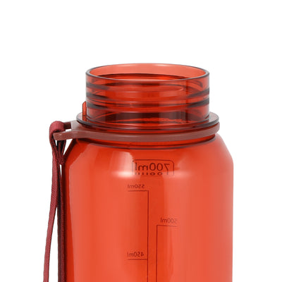 Royalford RF12353 700ml BPA-Free Water Bottle | 100% Food Grade  | Flip-Top Lid | Secure Locking Mechanism | Lightweight Design | Transparent Body |  Reusable Design