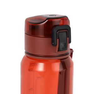 Royalford RF12353 700ml BPA-Free Water Bottle | 100% Food Grade  | Flip-Top Lid | Secure Locking Mechanism | Lightweight Design | Transparent Body |  Reusable Design