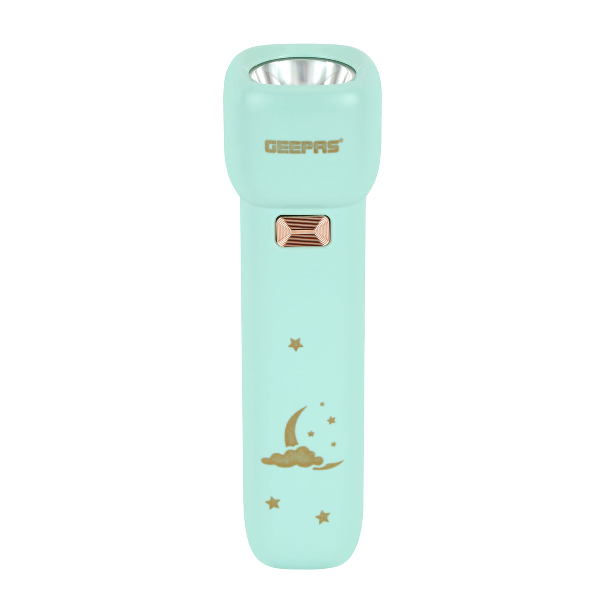 Geepas GFL51092  Rechargeable LED Flashlight | Type-C Charging | 1500mAh Lithium Battery | 1W High Brightness LED | Up to 17 Hours Working Time | For Emergency Torch Uses