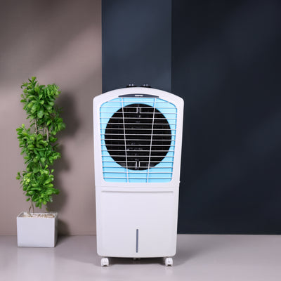 Geepas Premium Desert Air Cooler-GAC1519H1 /Comes with  100L Large Tank Capacity, 4-way Air Deflection, Auto Swing, Low Noise Operation / Inverter Compatible