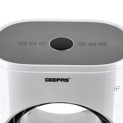Geepas GAC16016 Bladeless Air Cooler | 3.5L Water Tank Capacity|  3 Fan Speeds| Touch Control Panel| Remote Operation Quiet & Energy Efficient Cooling |2 Years Warranty