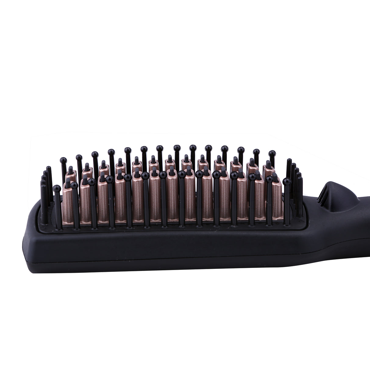 Geepas GHBS86037 Ceramic Hair Brush with Digital Temperature Control | 45W Hair Straightening Brush | Fast PTC heating technology | Instant heat-up | 360° swivel cord