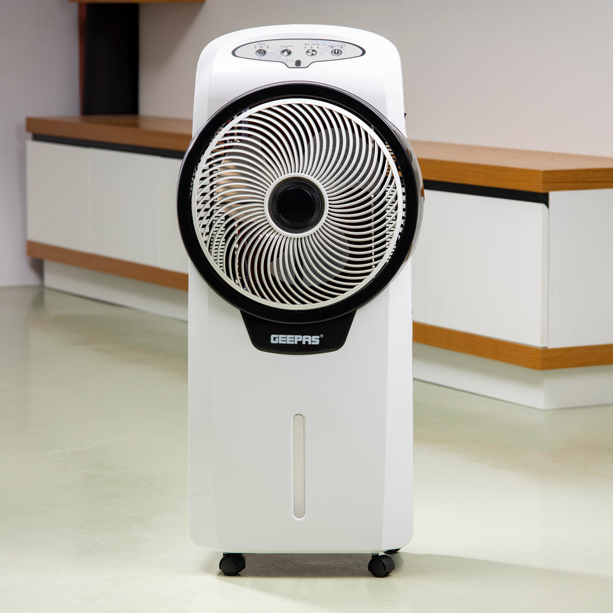 Rechargeable Air Cooler, 7 Hours Working, GAC9580 | 12V 4.5Ah rechargeable battery | 15Hrs Charging Time | 3 Speed, 3 Wind Mode | 7L Water Tank