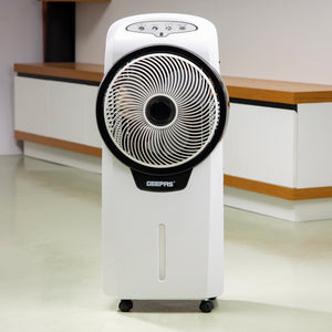 Rechargeable Air Cooler, 7 Hours Working, GAC9580 | 12V 4.5Ah rechargeable battery | 15Hrs Charging Time | 3 Speed, 3 Wind Mode | 7L Water Tank