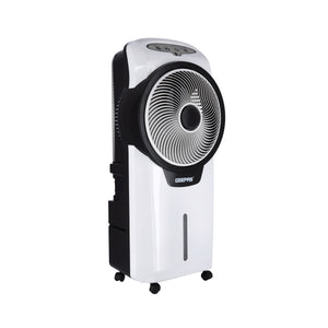 Geepas GAC9580 Rechargeable Air Cooler| Portable AC/DC Cooling System with 12V 4.5Ah Battery|3-Speed Settings| Long Backup Duration| Compact & Energy Efficient Design