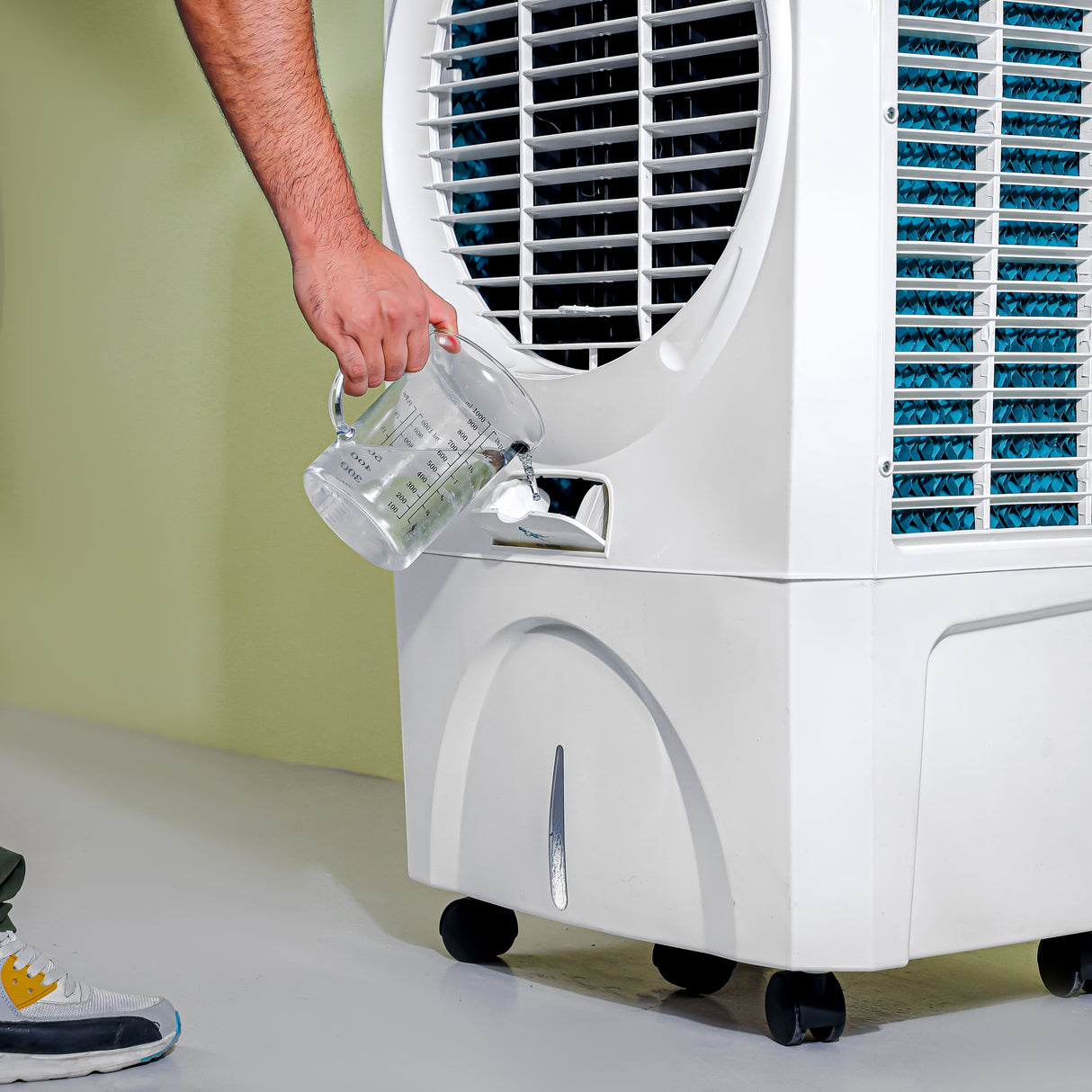Geepas GAC9602 Air Cooler | 70L Large Water Tank| 150W Power Consumption| Efficient Honeycomb Cooling Pads| Rust Proof Fan| High Airflow Performance| 2 Years Warranty