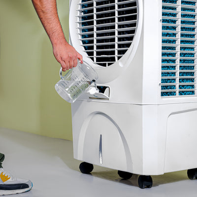 Geepas GAC9602 Air Cooler | 70L Large Water Tank| 150W Power Consumption| Efficient Honeycomb Cooling Pads| Rust Proof Fan| High Airflow Performance| 2 Years Warranty