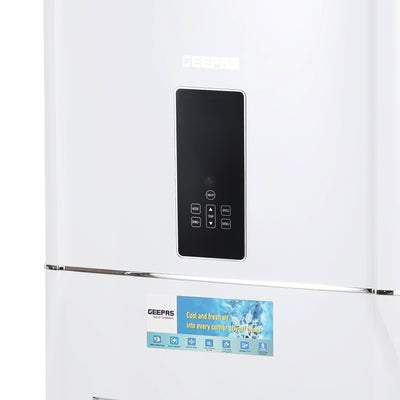 Geepas 3.0 Ton Portable Air Conditioner T3- GACFS3634CA/ 32073 BTU Capacity, Piston Compressor, LED Display Panel/ Easy to Move Wheels, Self-Cleaning Function