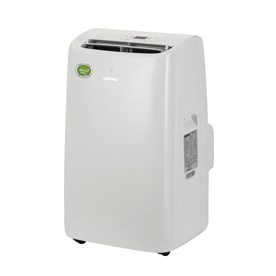 Geepas Portable Air Conditioner- GACP1216CU/ 3 Modes, 2 Speed Settings, Dehumidification, Self-Evaporation, Cooling/ Digital Display, Remote Control, 24 Hours Timer