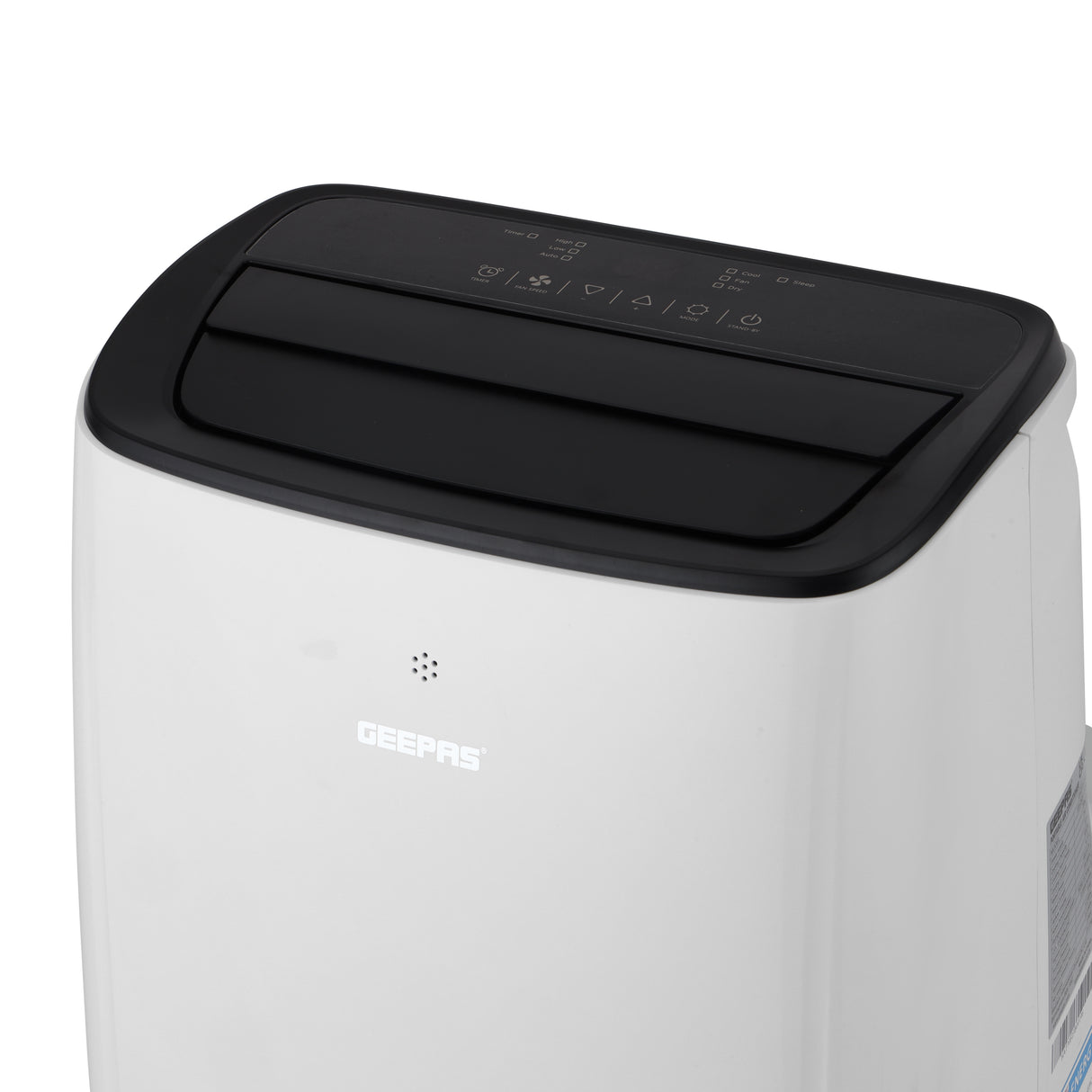 Geepas GACP7023CU Portable Air Conditioner 7000 BTU| Cool, Fan & Dry Modes with Remote Control | Digital LED display| Dehumidification function |Easy-moving castor wheels