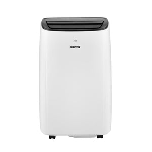 Geepas GACP7023CU Portable Air Conditioner 7000 BTU| Cool, Fan & Dry Modes with Remote Control | Digital LED display| Dehumidification function |Easy-moving castor wheels