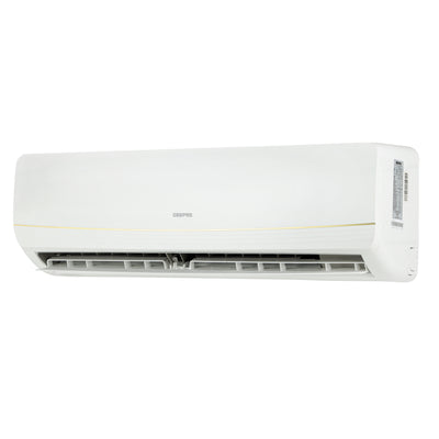 Geepas Split Type Air Conditioner- GACS18025CU/ 18000 BTU Capacity, Equipped with Turbo Function and Multiple Flow Speed for Fast Cooling, White