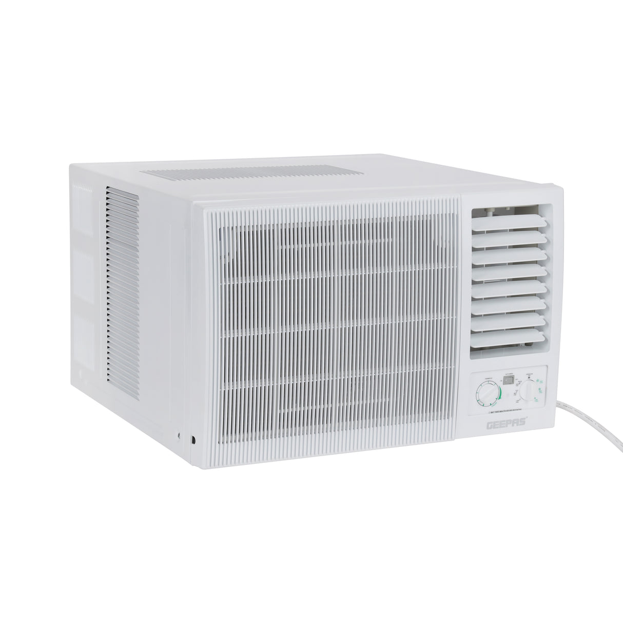 Geepas GACW2488CU Window Air Conditioner |  21500 BTU with Fast Cooling | Golden Fin Condenser | 4D Airflow System  | Energy Efficient Design &  1 Year Warranty