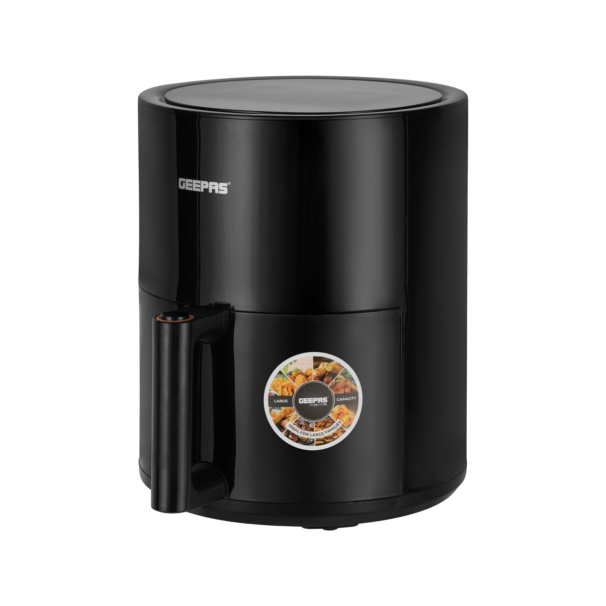 Geepas Digital Air Fryer- GAF37501T/ 4.0 Liter Capacity, Oil Free Cooking, 60 Min Timer, Temperature 80-200 Degree Celsius/ 8 Preset Programs, Black
