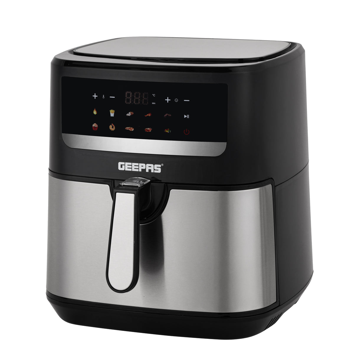 Geepas GAF37509 Digital Air Fryer 9.2L | 10 Preset Cooking Functions | Vortex Rapid Air Technology| LED Touchscreen Display| 60-Min Timer & Oil-Free Healthy Cooking